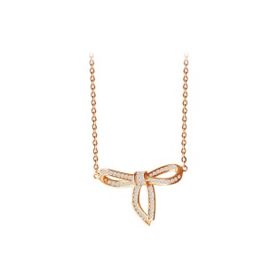 Minimalist Zircon Sterling Silver Necklace