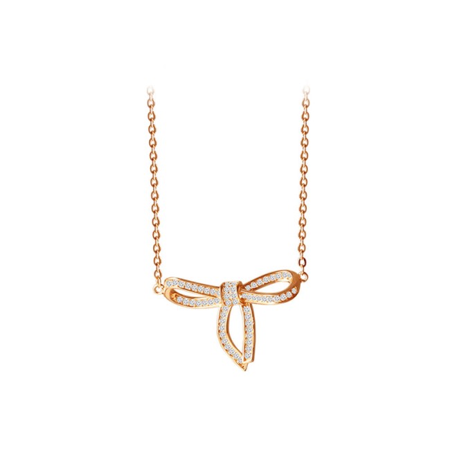 Minimalist Zircon Sterling Silver Necklace