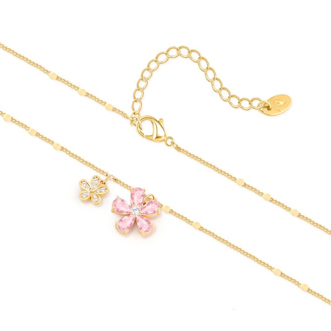 Cherry Blossom Collarbone Necklace