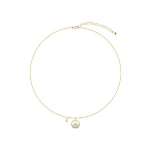 Eight-Pointed Star French Retro Collarbone Necklace