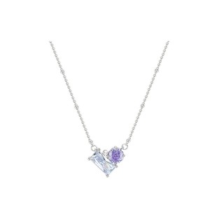 Sugar Cube Rose Pearl Collarbone Necklace