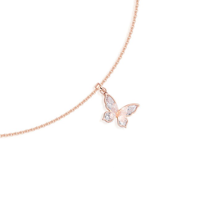 Butterfly Pendant Collarbone Necklace