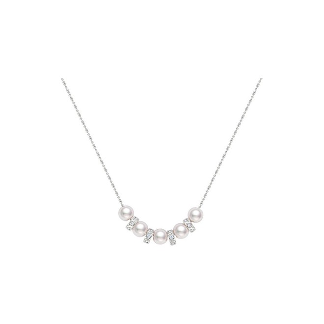 Pearl Collarbone Chain Stackable French Pendant