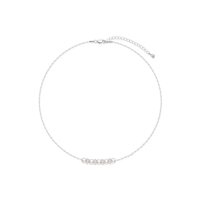 Pearl Collarbone Chain Stackable French Pendant