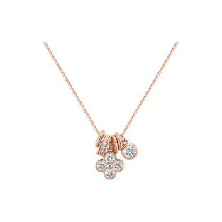 Four-Leaf Clover French Collarbone Necklace