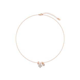 Four-Leaf Clover French Collarbone Necklace