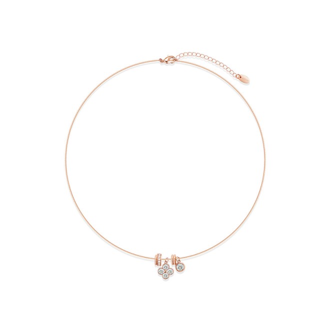 Four-Leaf Clover French Collarbone Necklace