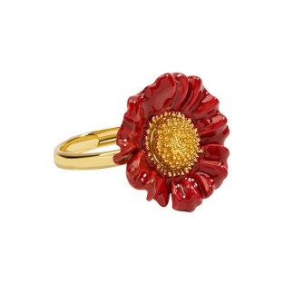 Adjustable Flower-Shaped Open Ring for Index Finger