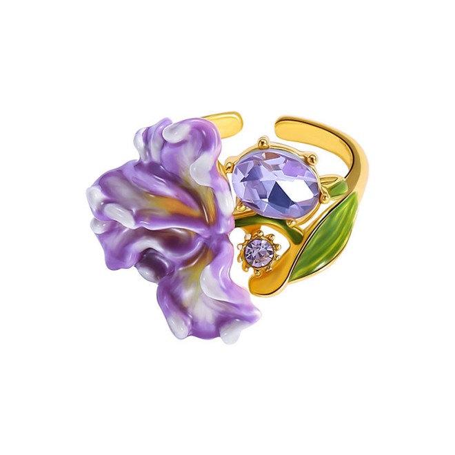 Iris Adjustable Open Ring