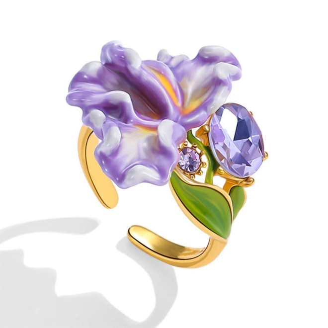 Iris Adjustable Open Ring
