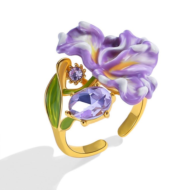 Iris Adjustable Open Ring