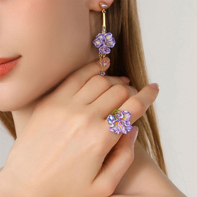 Iris Adjustable Open Ring