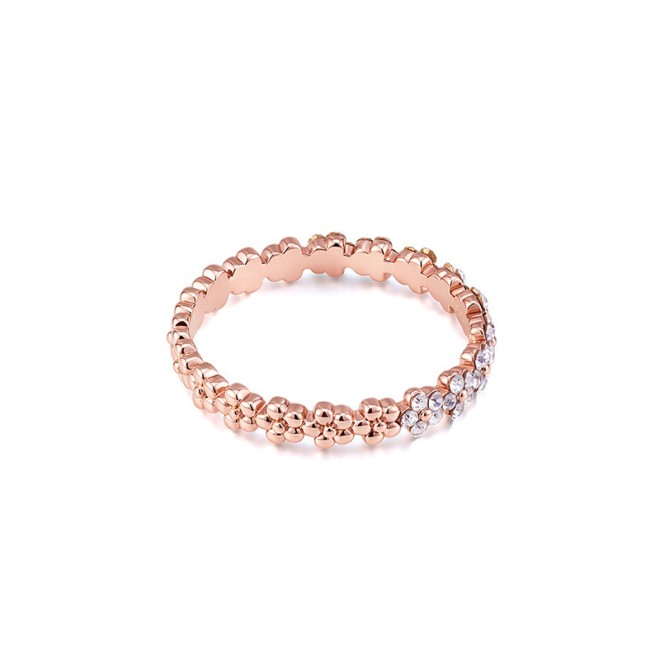 Full Diamond Flower Design Ring