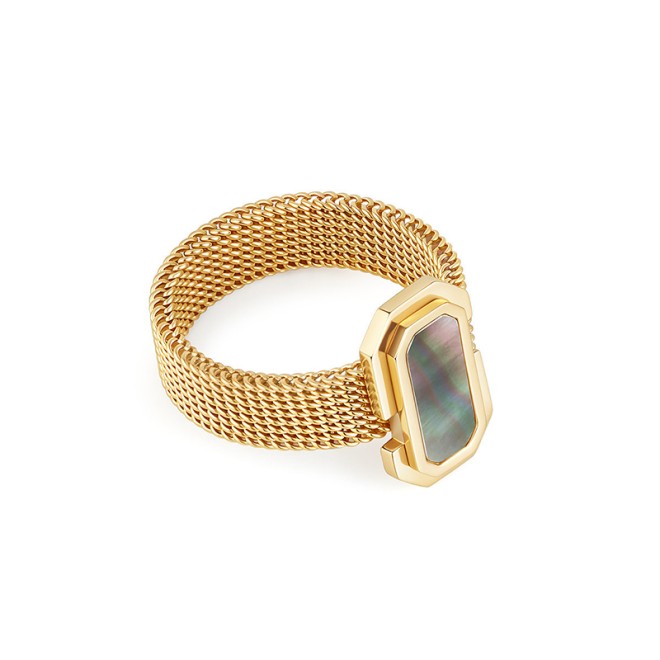 Freeze the Moment Capsule Bag Series Design Sense Pinky Ring