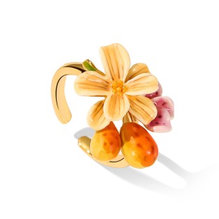 Flower Open Thumb Ring